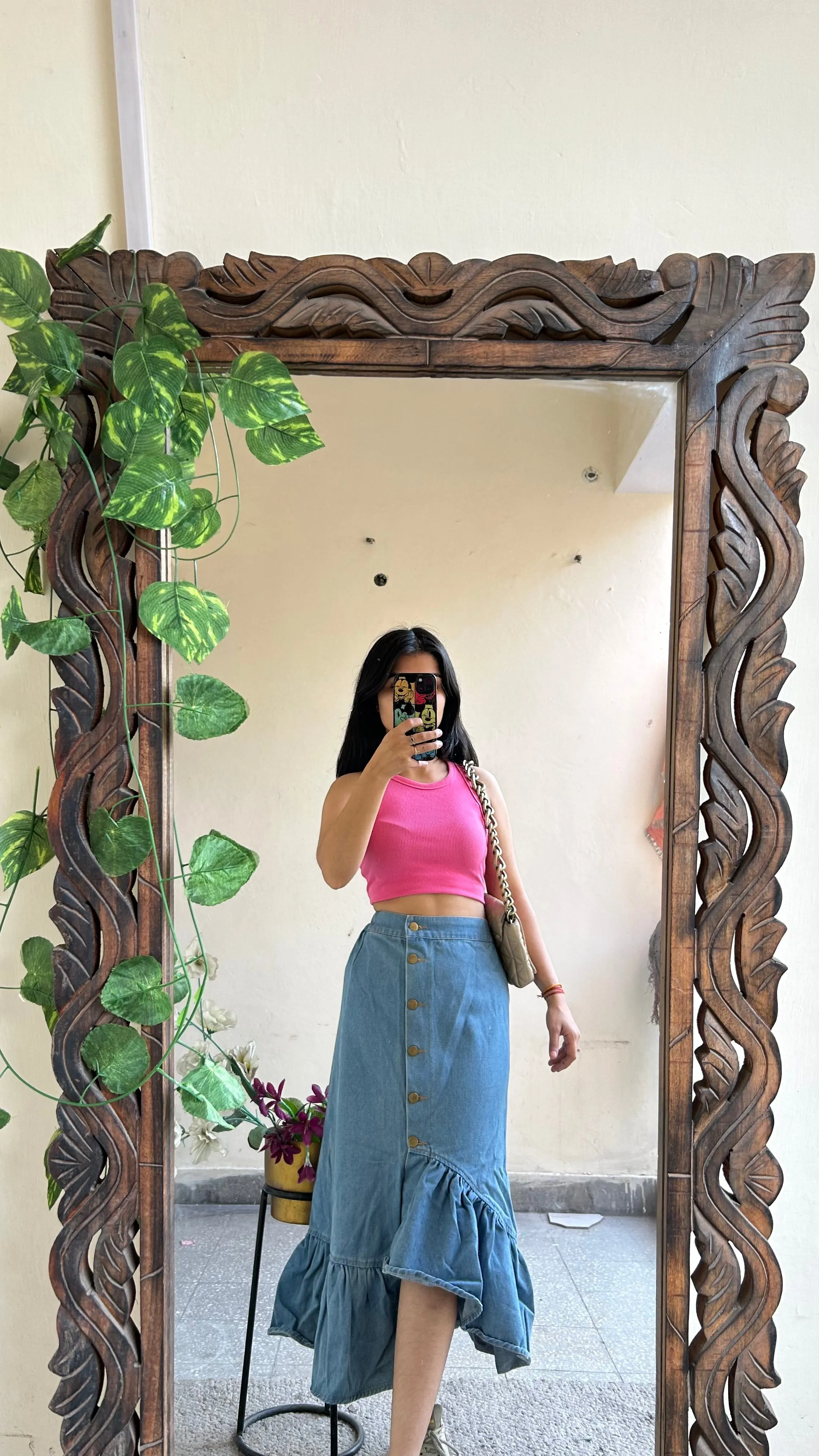 13) Korean skirt waist:30/l:29