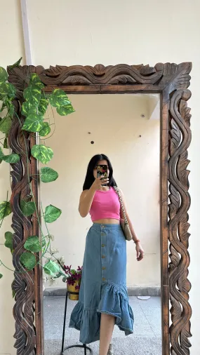 13) Korean skirt waist:30/l:29