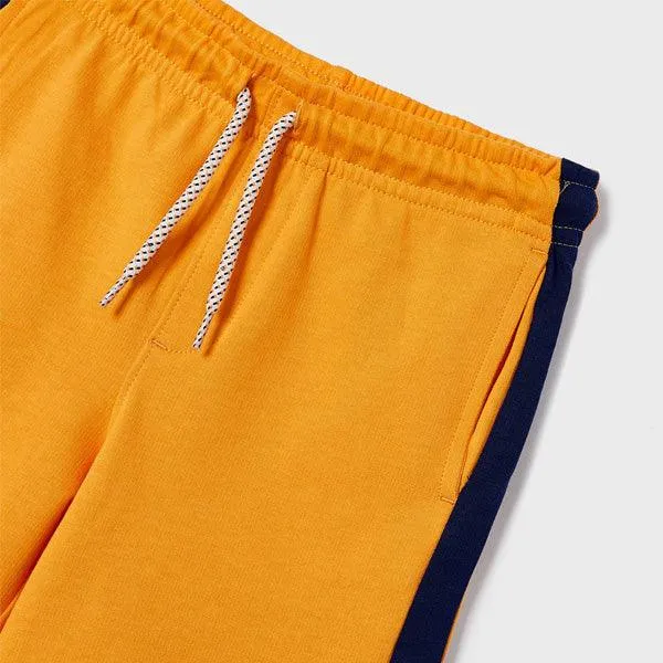 2 PIECE  WHITE AND YELLOW  SHORT SET FOR BOYS