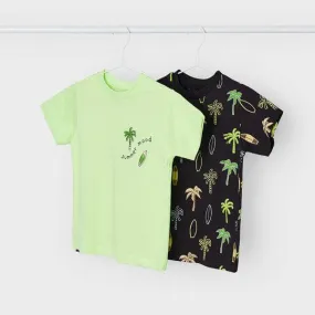 2 SET MULTICOLOUR SHORT SLEEVE T-SHIRT FOR BOYS