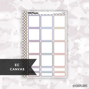 3 HR 7x9 EC Labels // EC Canvas // C-550 // Multicolor Functional