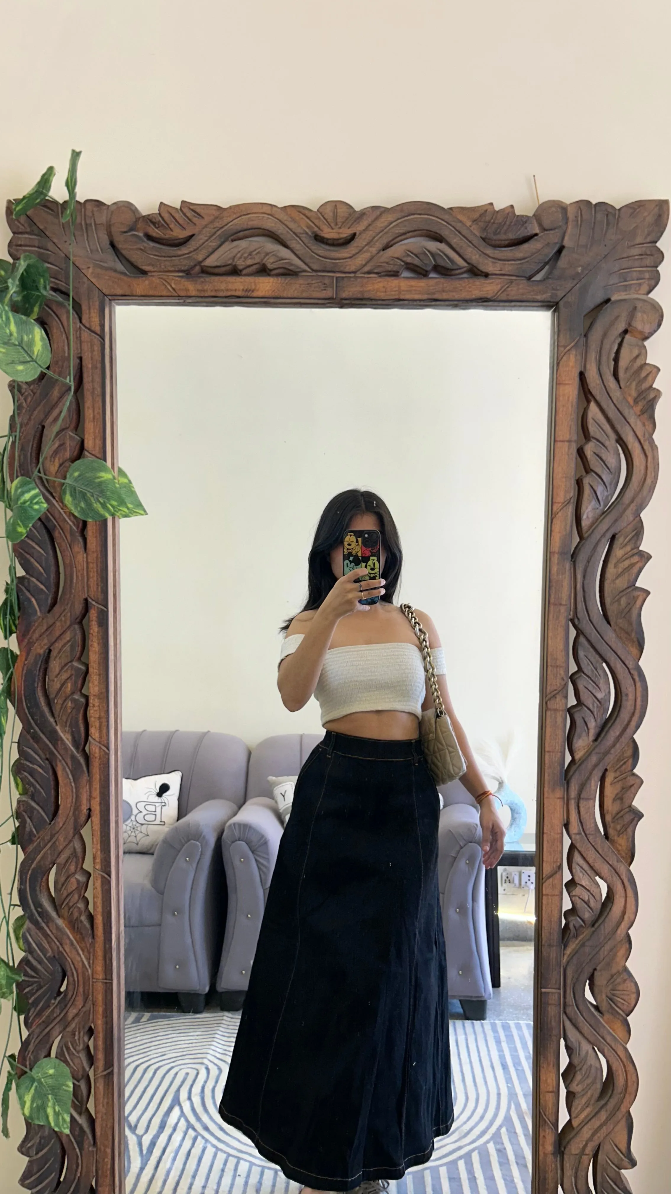39) Korean skirt 26 waist/l:33