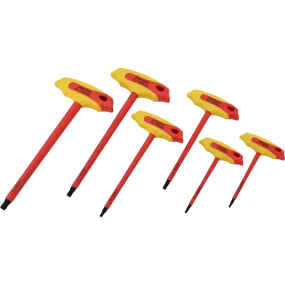 6 Piece Metric Insulated T-Handle Hex Key Set