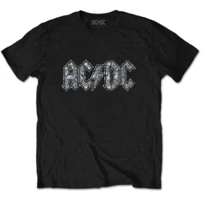 AC/DC Childrens/Kids Diamante Logo T-Shirt