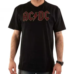 AC/DC Unisex Adult Embellished Logo T-Shirt