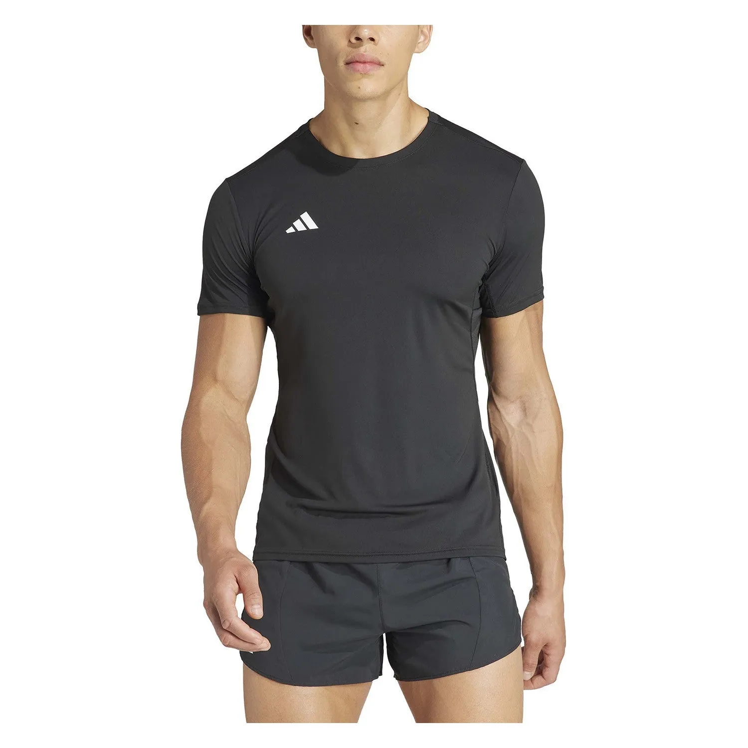 ADIDAS ADIZERO ESSENTIAL RUNNING TEE - BLACK