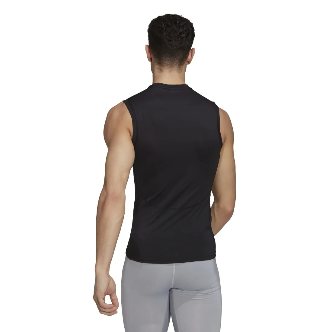 ADIDAS TECHFIT TRAINING MEN'S SLEEVELESS TEE BLACK