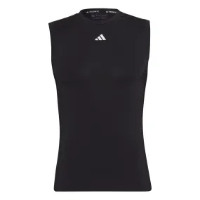 ADIDAS TECHFIT TRAINING MEN'S SLEEVELESS TEE BLACK
