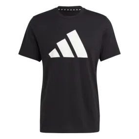 ADIDAS TRAIN ESSENTIALS FEELREADY LOGO TRAINING TEE - MENS -BLACK
