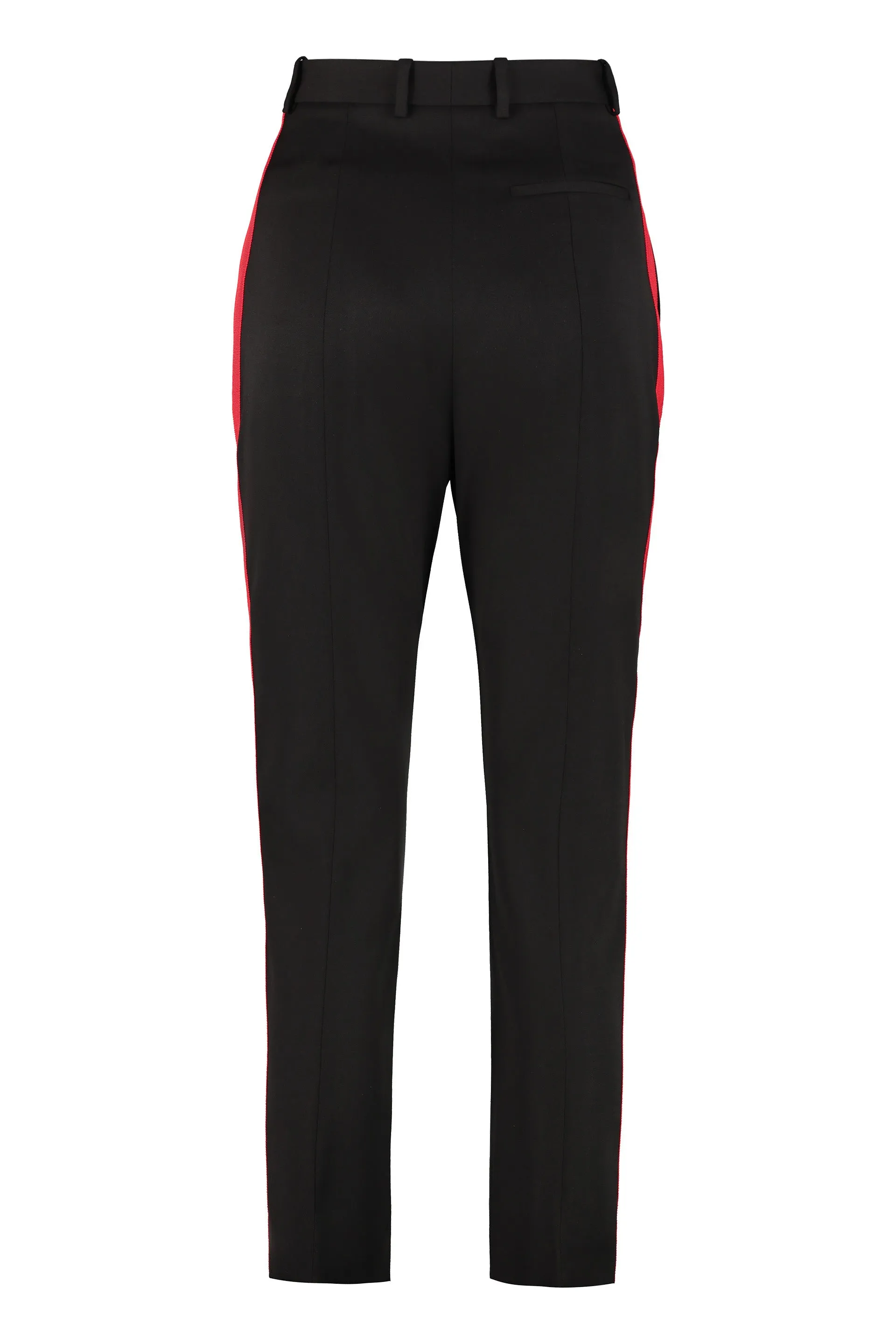 Alexander McQueen High Waist Side-Panel Tailored Trousers