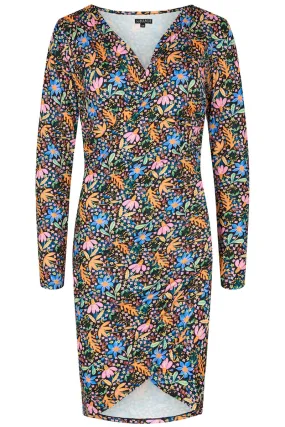 Alma Ls Wrap Dress | Flower Forrest | Kjole fra Liberté