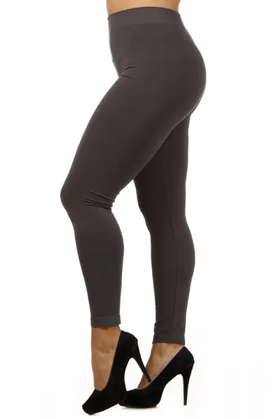 B1466XL Extended No Control Full Length Leggings by M.Rena
