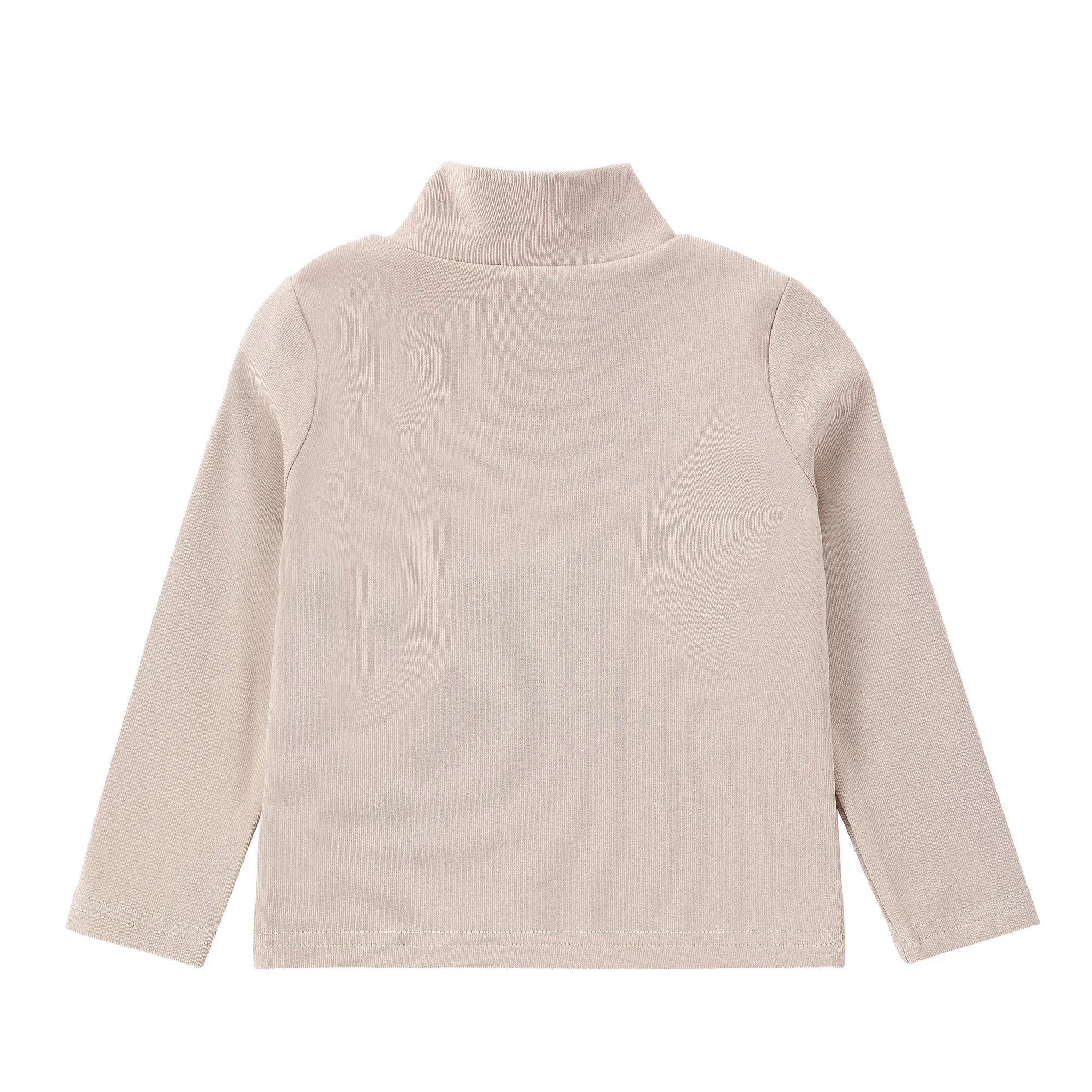 Baby Long Sleeve Tan Turtleneck