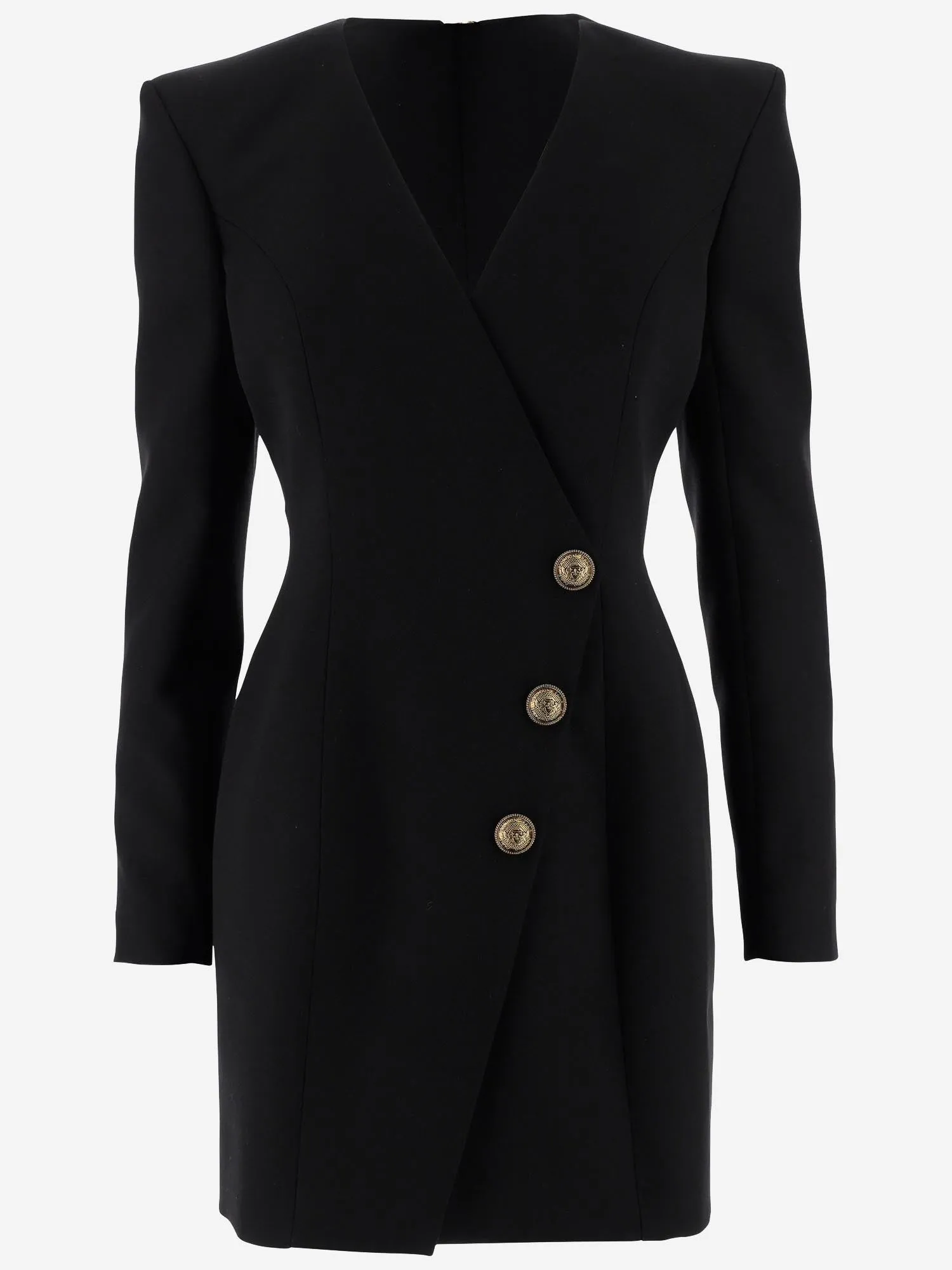 Balmain Wrap Tailored Dress