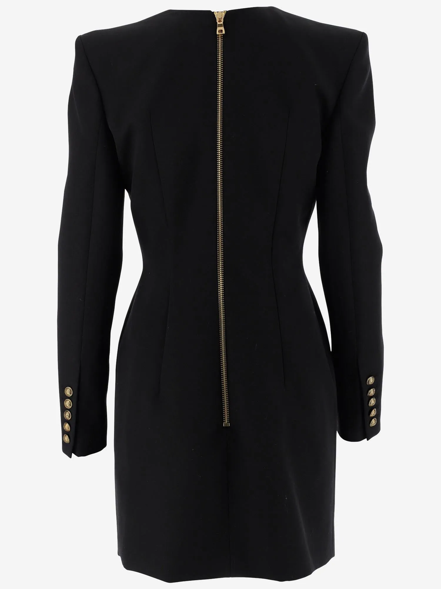 Balmain Wrap Tailored Dress