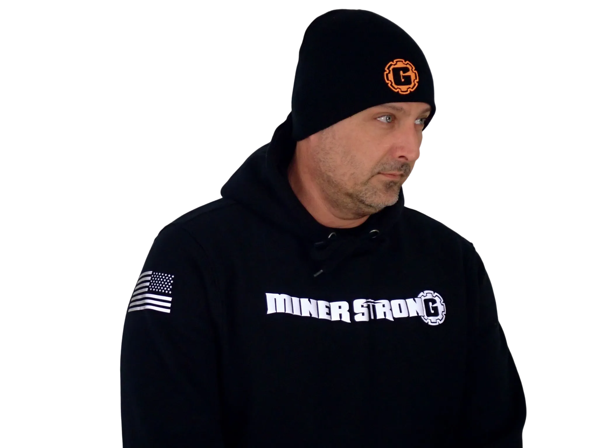 Black & Orange Beanie
