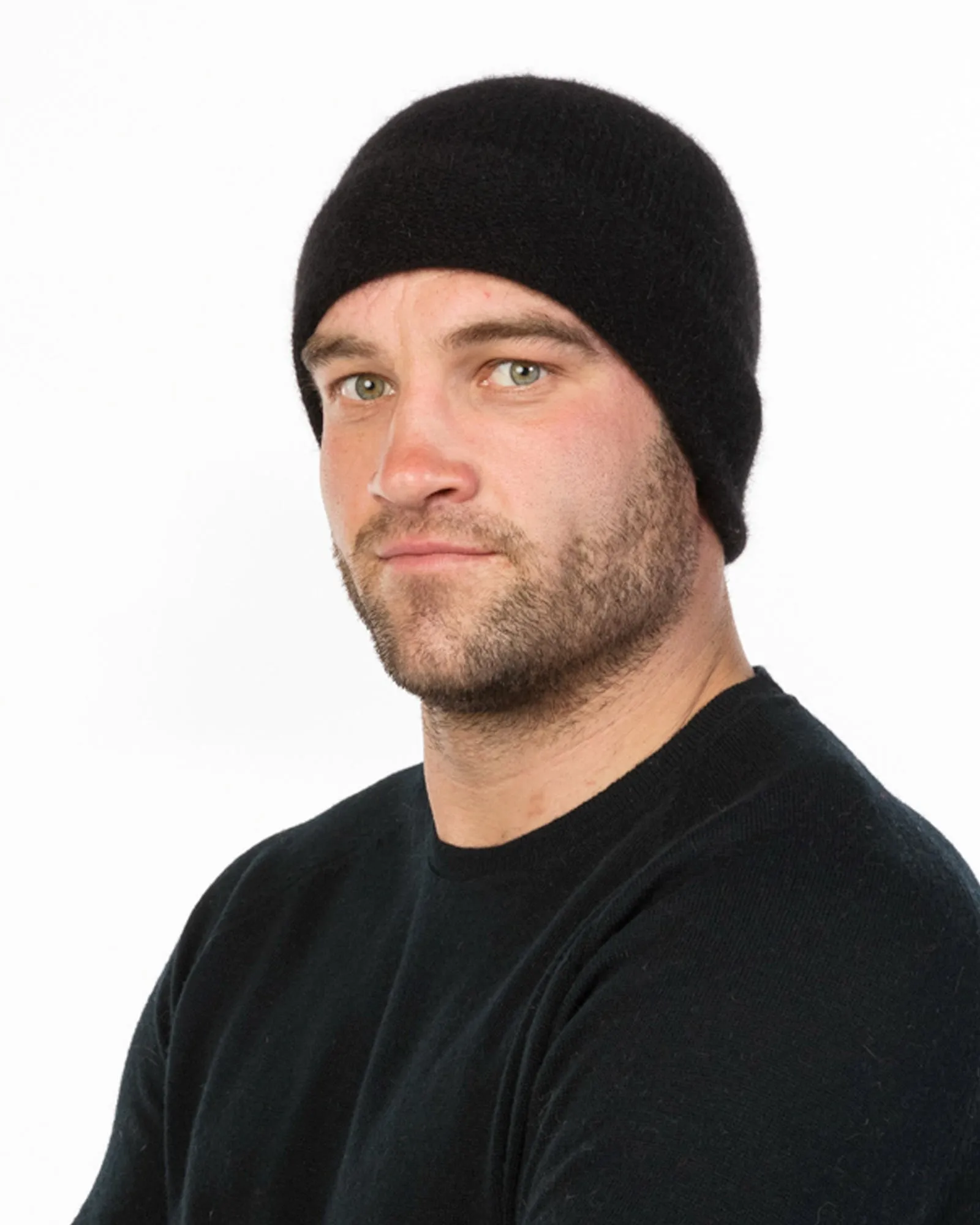 Black Plain Beanie Hat - NX101