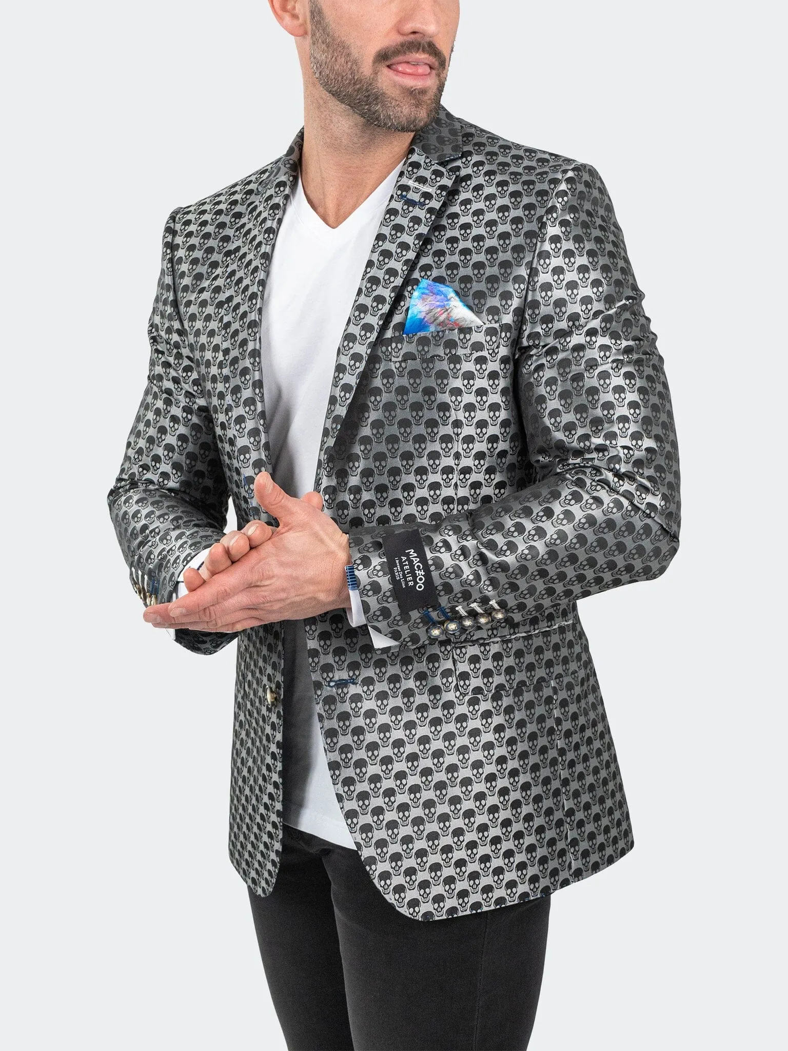 Blazer SkullRepeat Grey