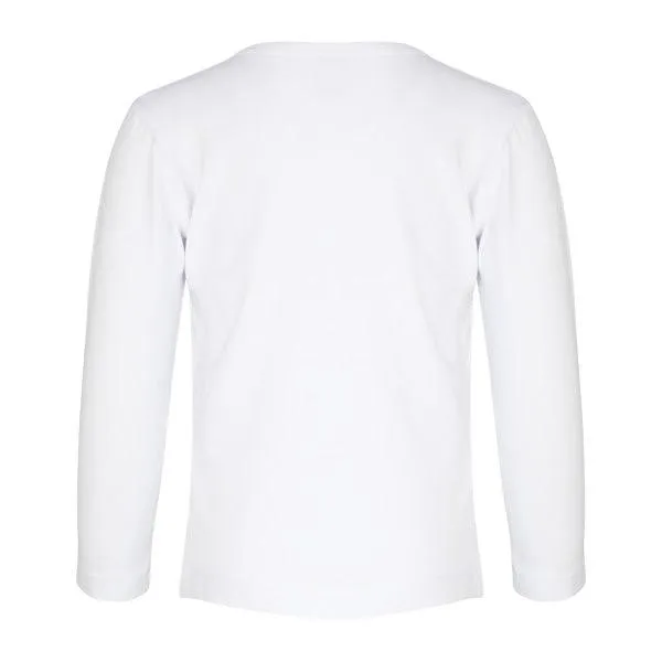 BOYS WHITE LONG SLEEVE BOYS T-SHIRT
