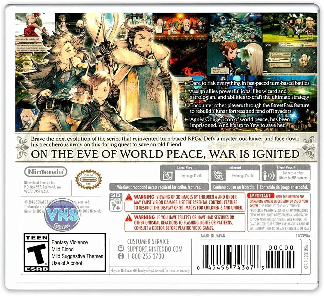 Bravely Second End Layer - 3DS