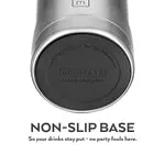 Brumate Slim Can cooler 12 oz white glitter
