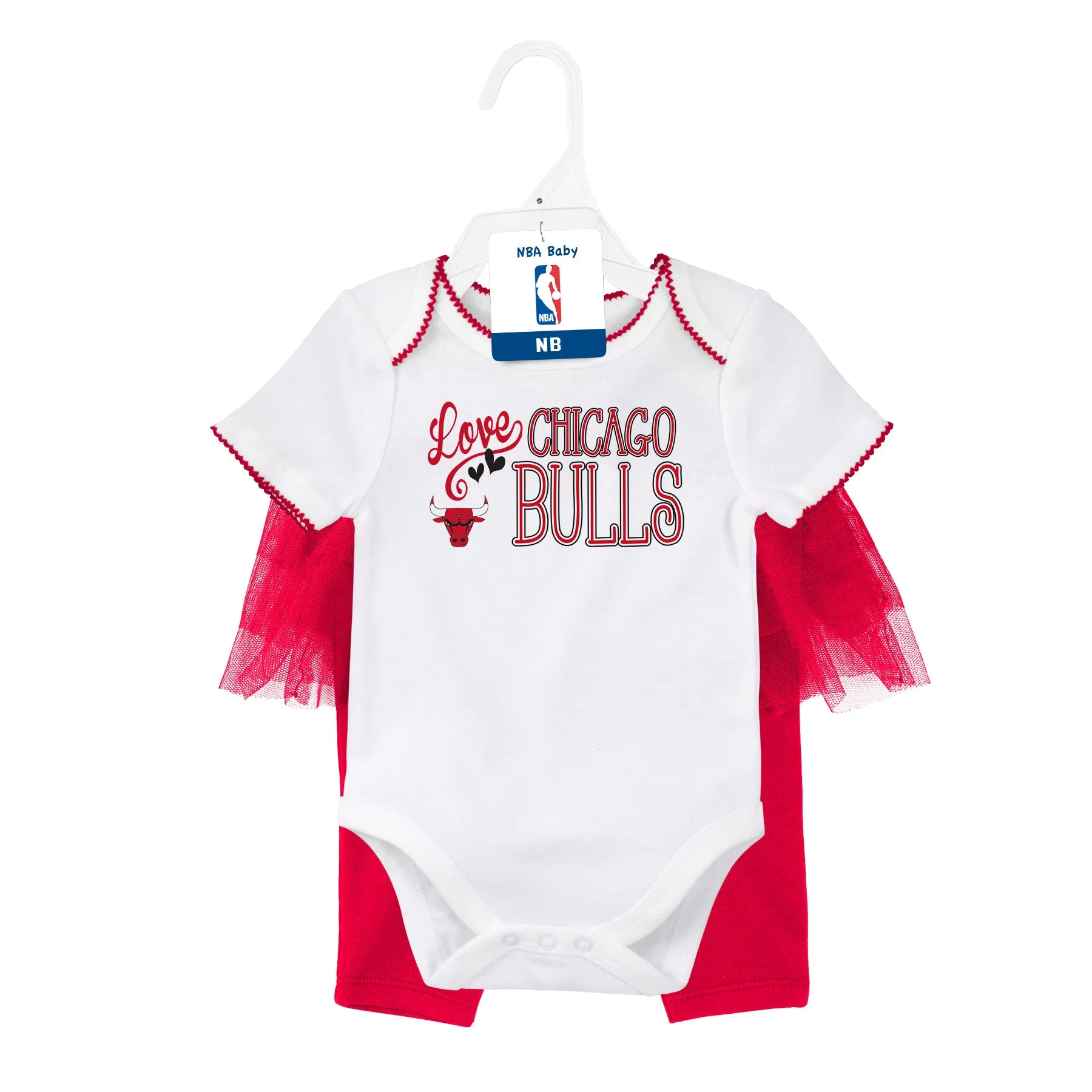 Bulls Baby Girl Creeper and Tutu Leggings