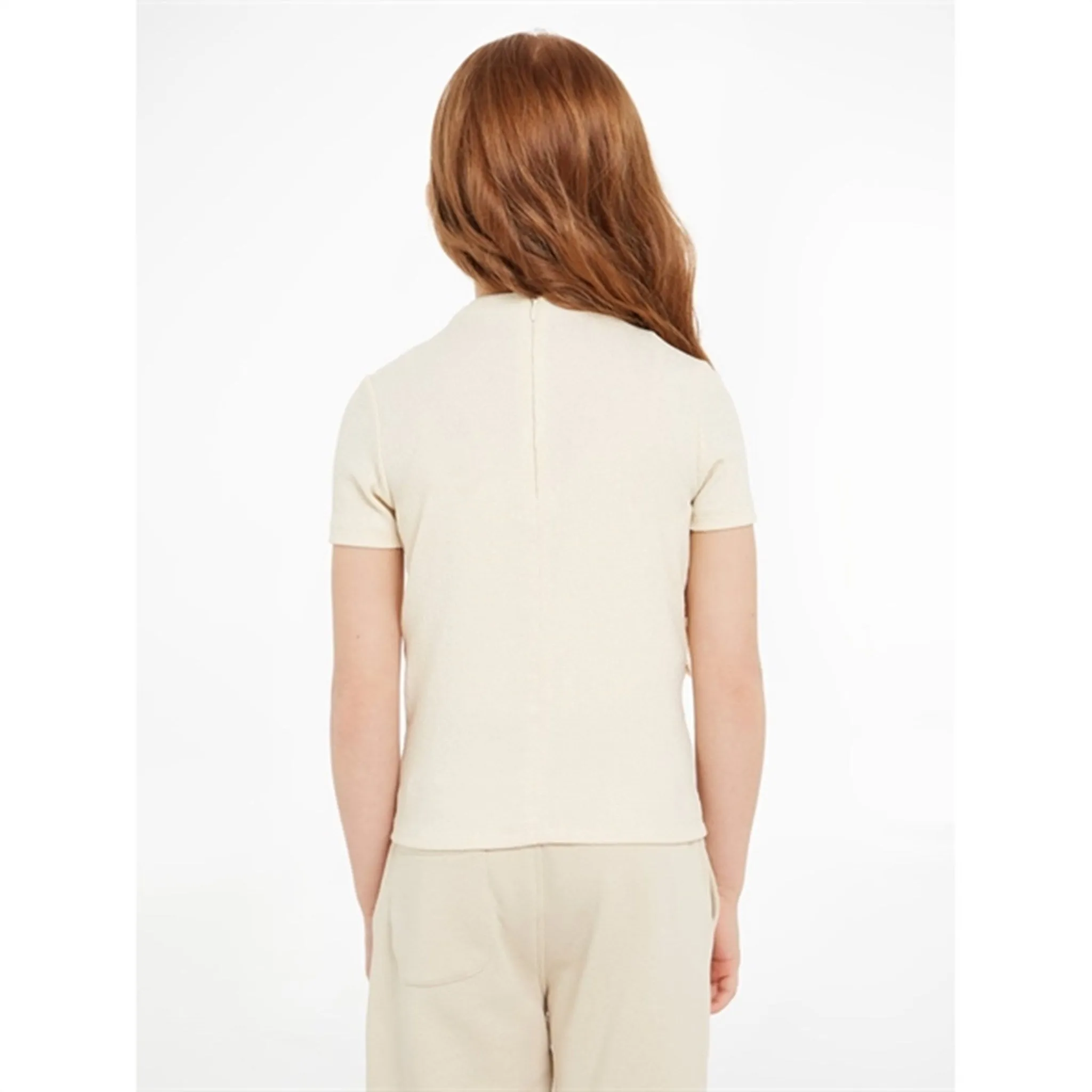 Calvin Klein Light Crinkle T-Shirt Whitecap Gray