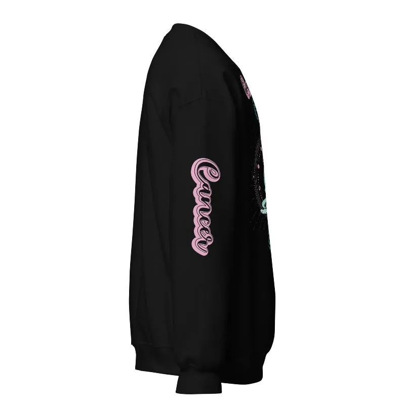 Cancer Zodiac Crewneck Pullover Sweatshirt