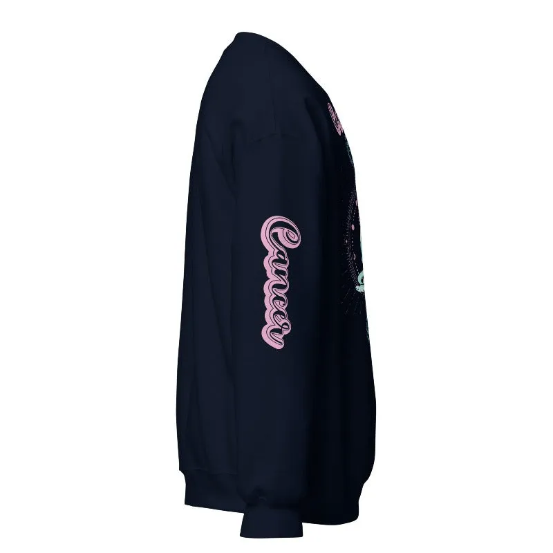 Cancer Zodiac Crewneck Pullover Sweatshirt