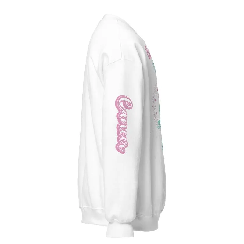 Cancer Zodiac Crewneck Pullover Sweatshirt