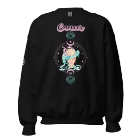 Cancer Zodiac Crewneck Pullover Sweatshirt
