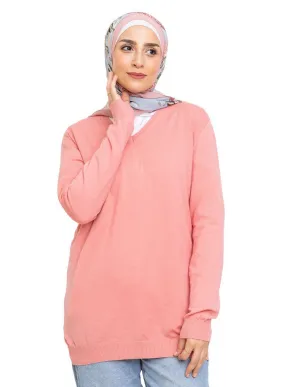 Candy V-Neck Knit Pullover