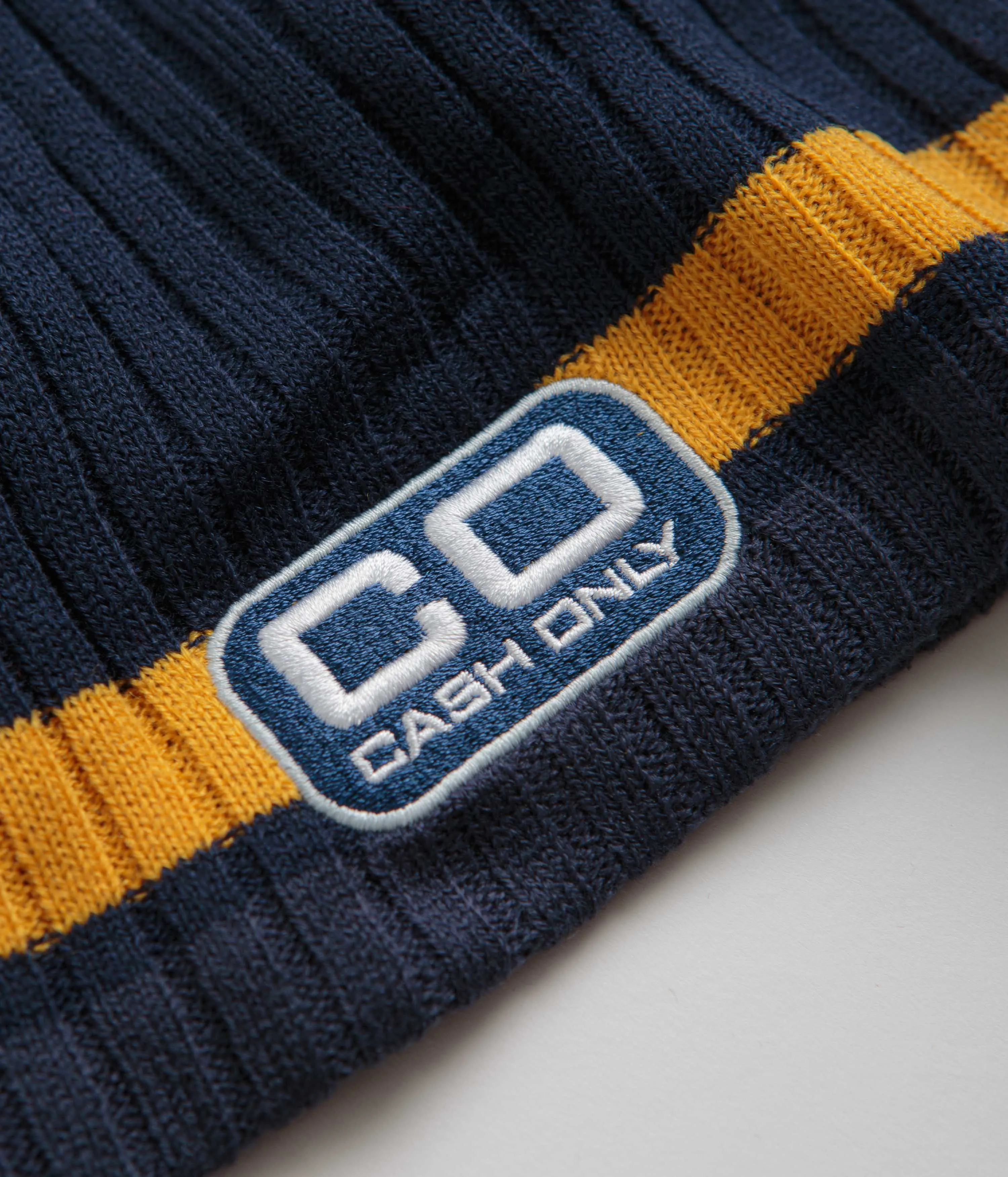 Cash Only Strike Beanie - Navy