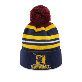 Classic Super Rugby Highlanders Pom Pom Beanie