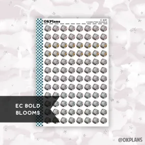 Computer // EC Bold Blooms // C-601 // Functional Doodle