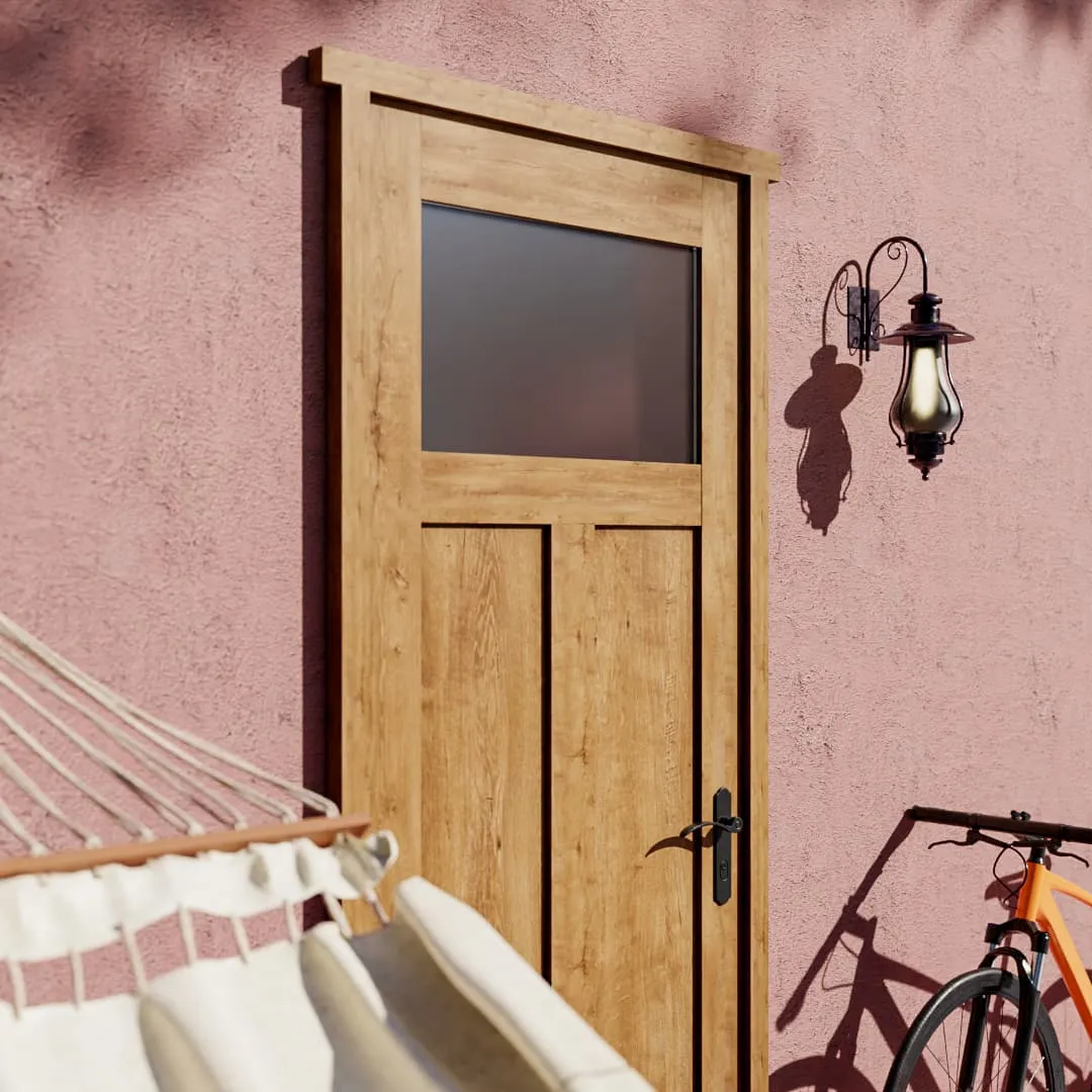 Craftsman T Window Exterior Door With Glass