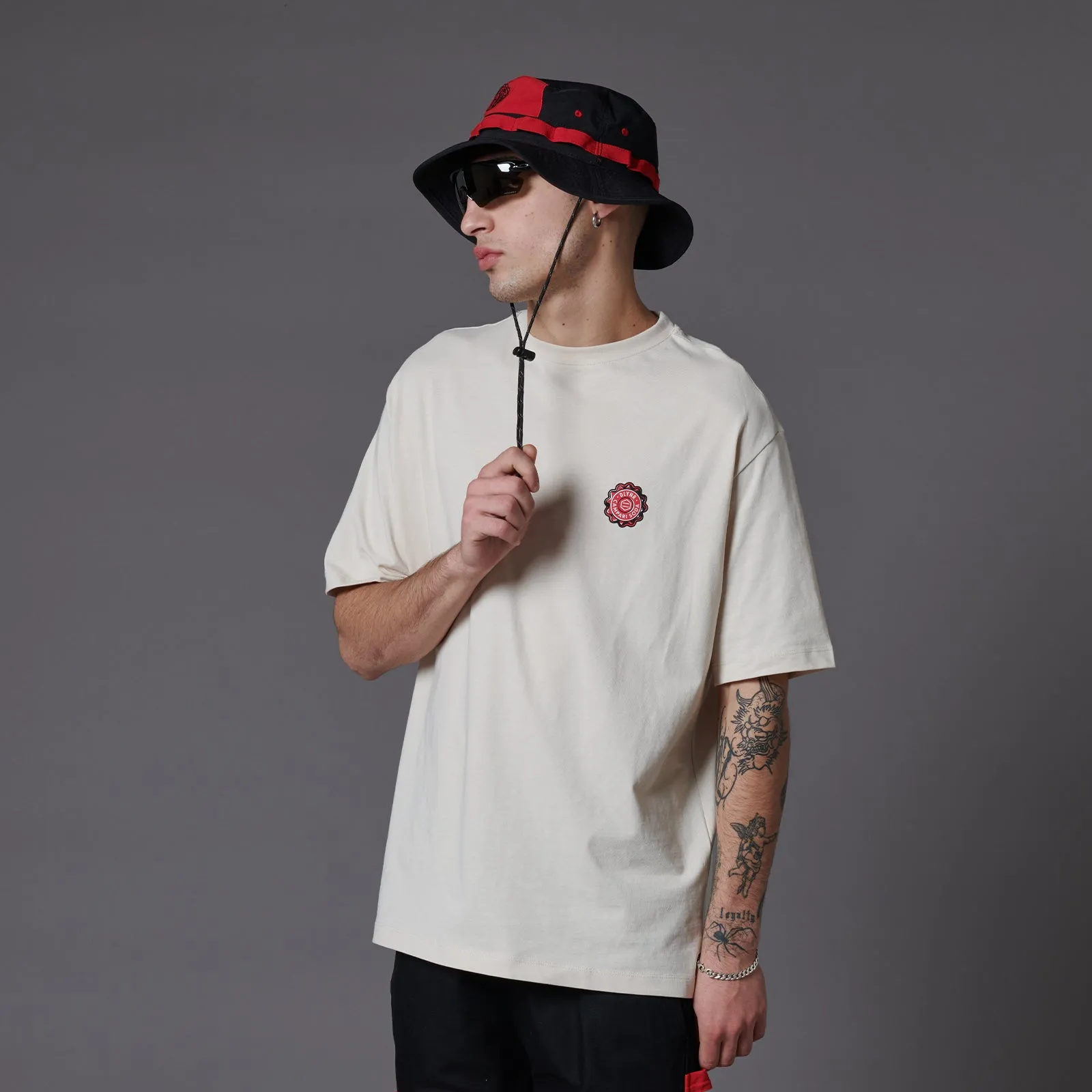 DLYNR / Campari Soda Wave Over Tee Beige
