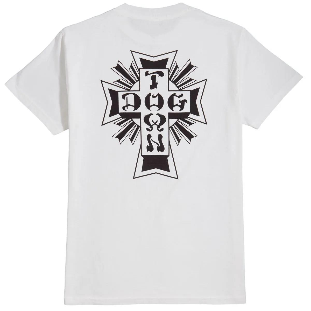 Dogtown Cross Logo T-Shirt - White/Black