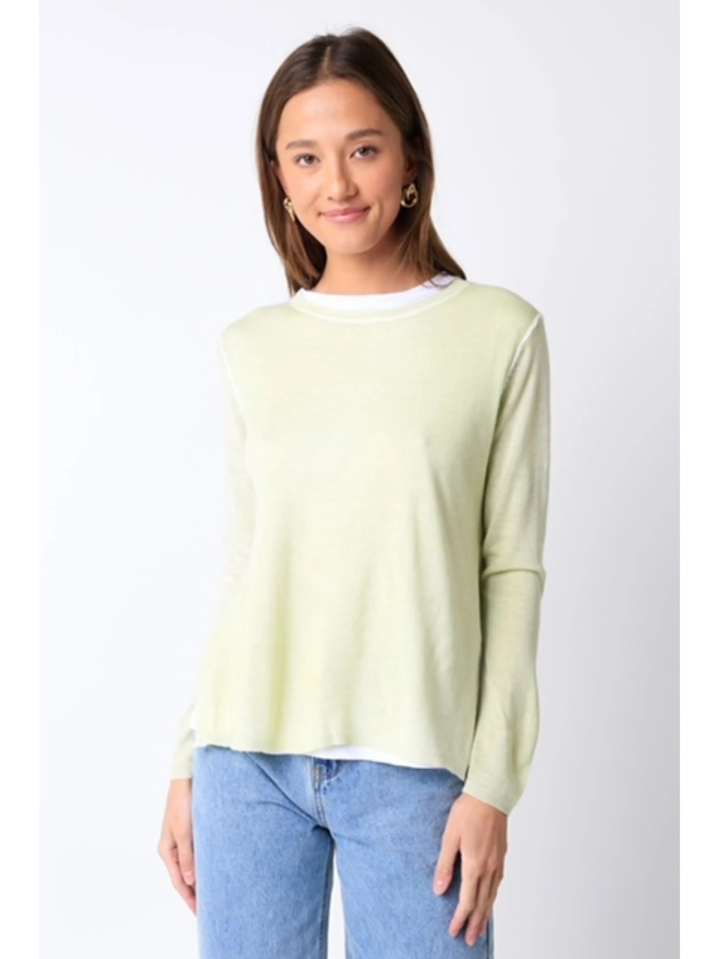 Double Layer Long Sleeve Top