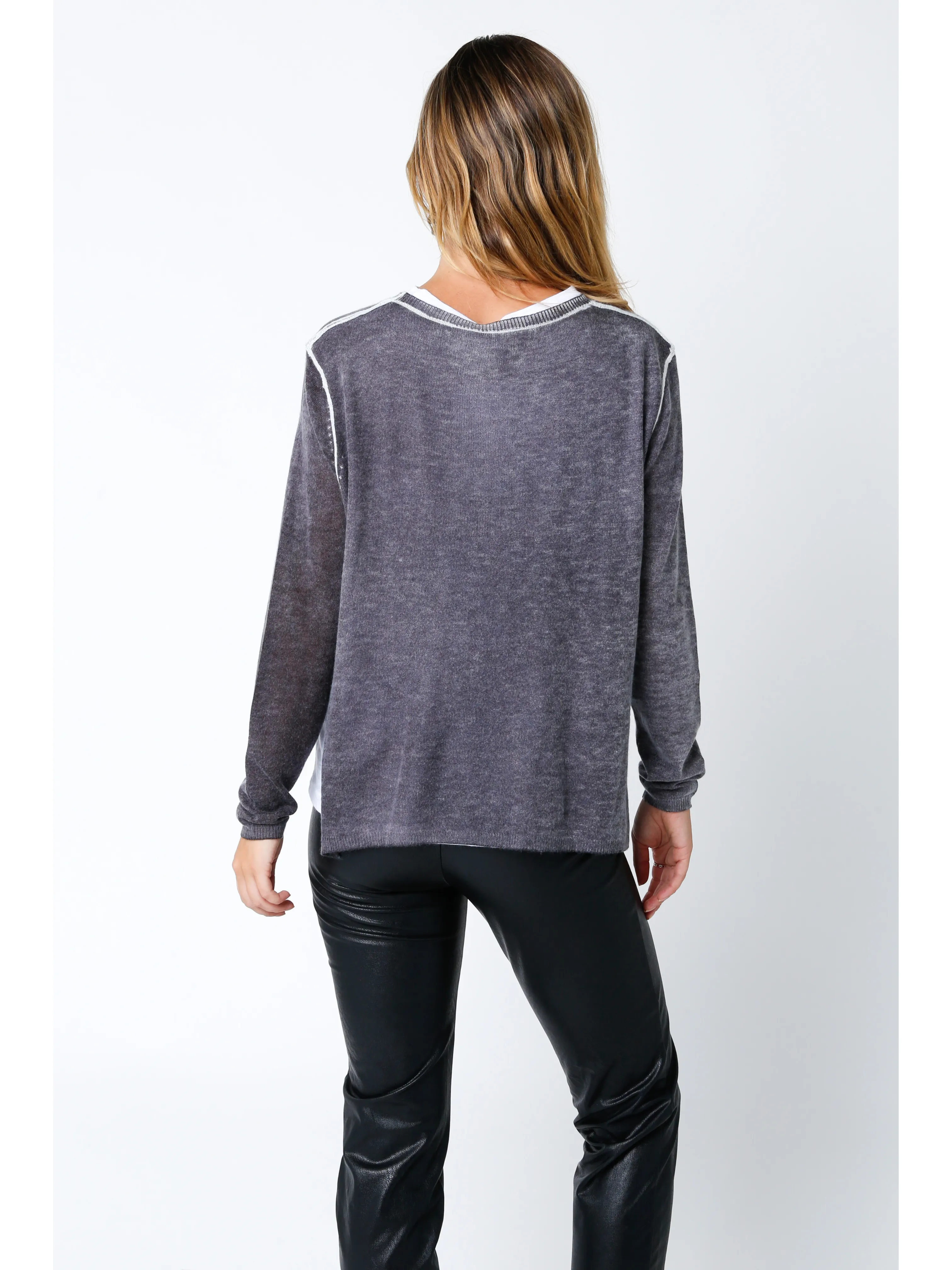Double Layer Long Sleeve Top