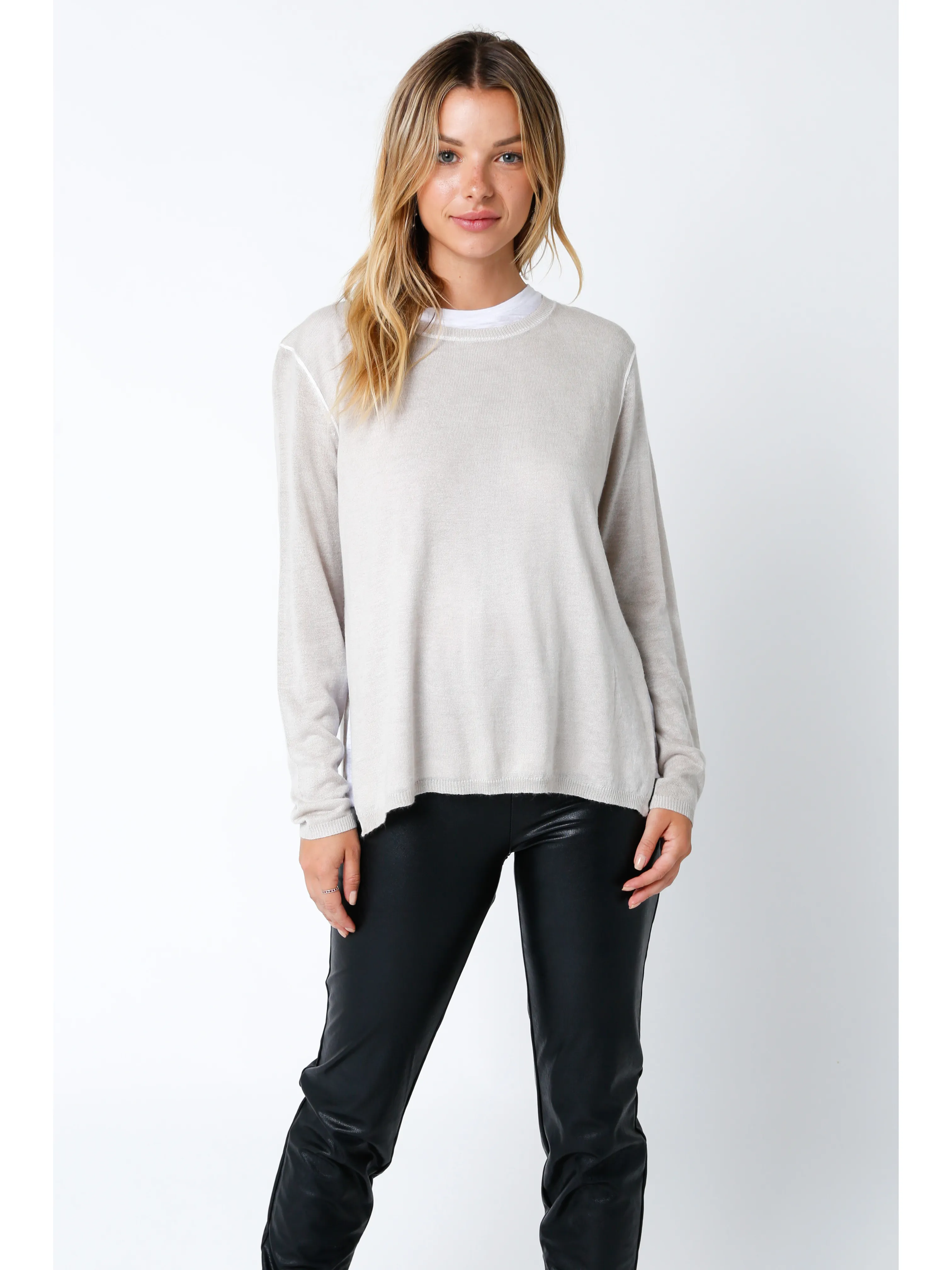 Double Layer Long Sleeve Top