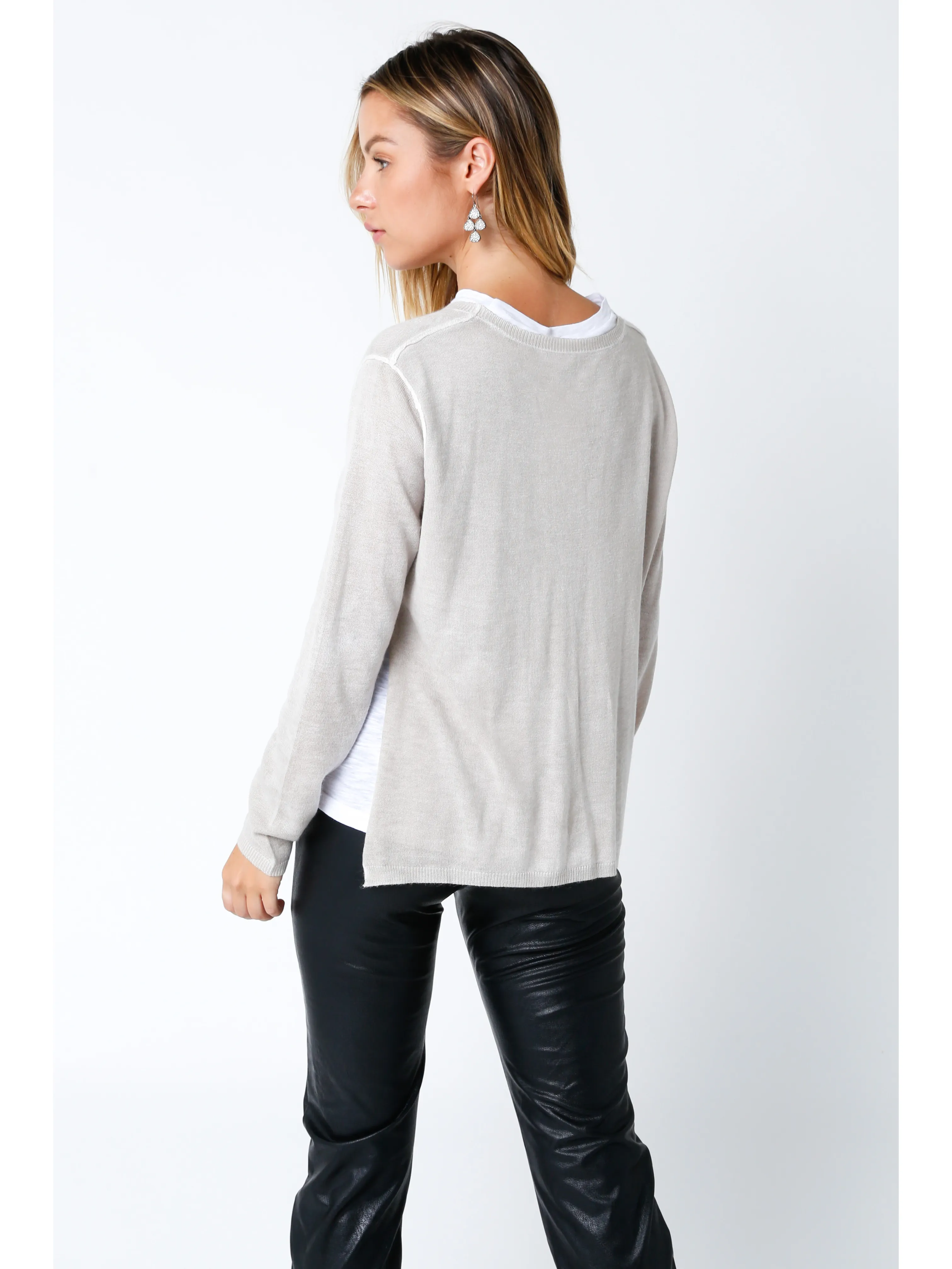 Double Layer Long Sleeve Top