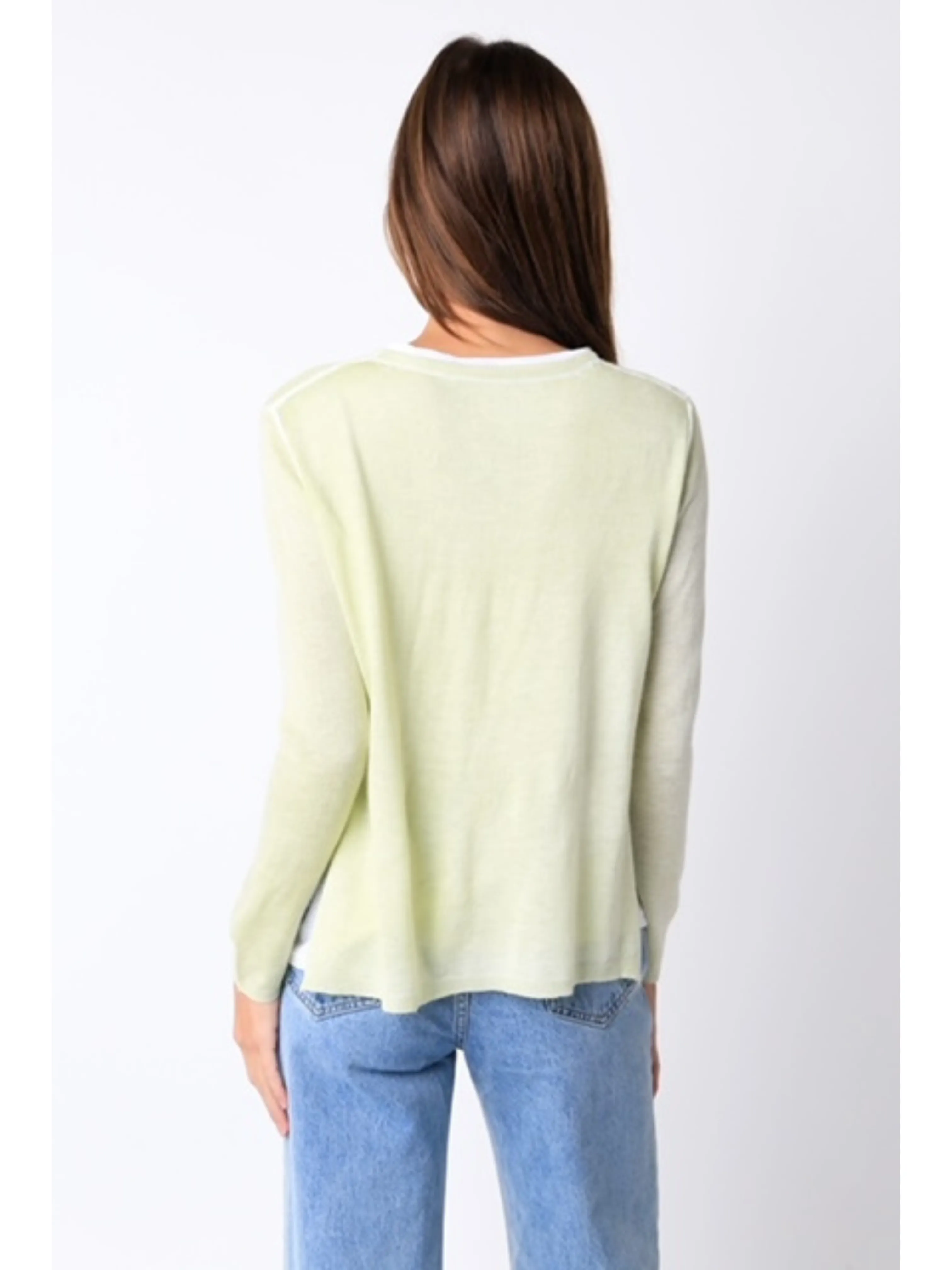 Double Layer Long Sleeve Top