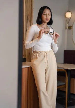 Drawstring Long Pants