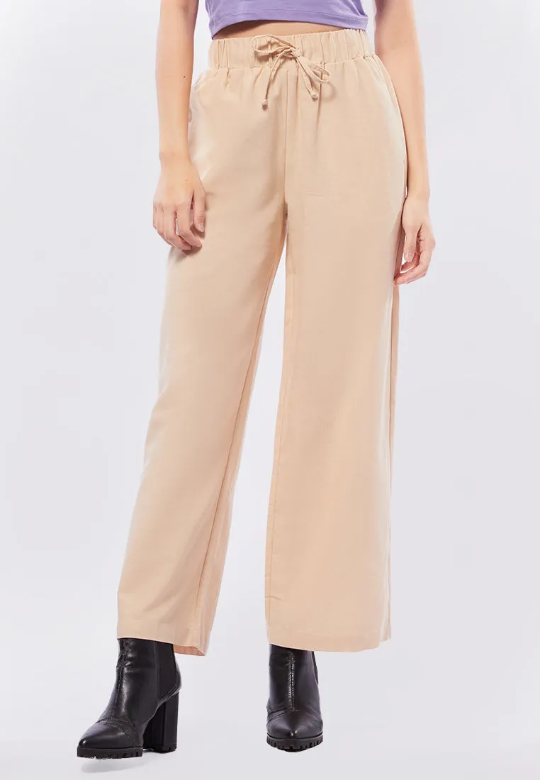 Drawstring Long Pants