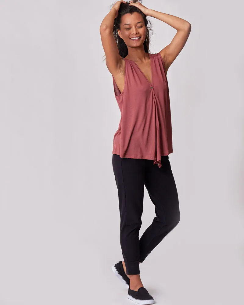Everywhere Wrap Tank Top - Terra
