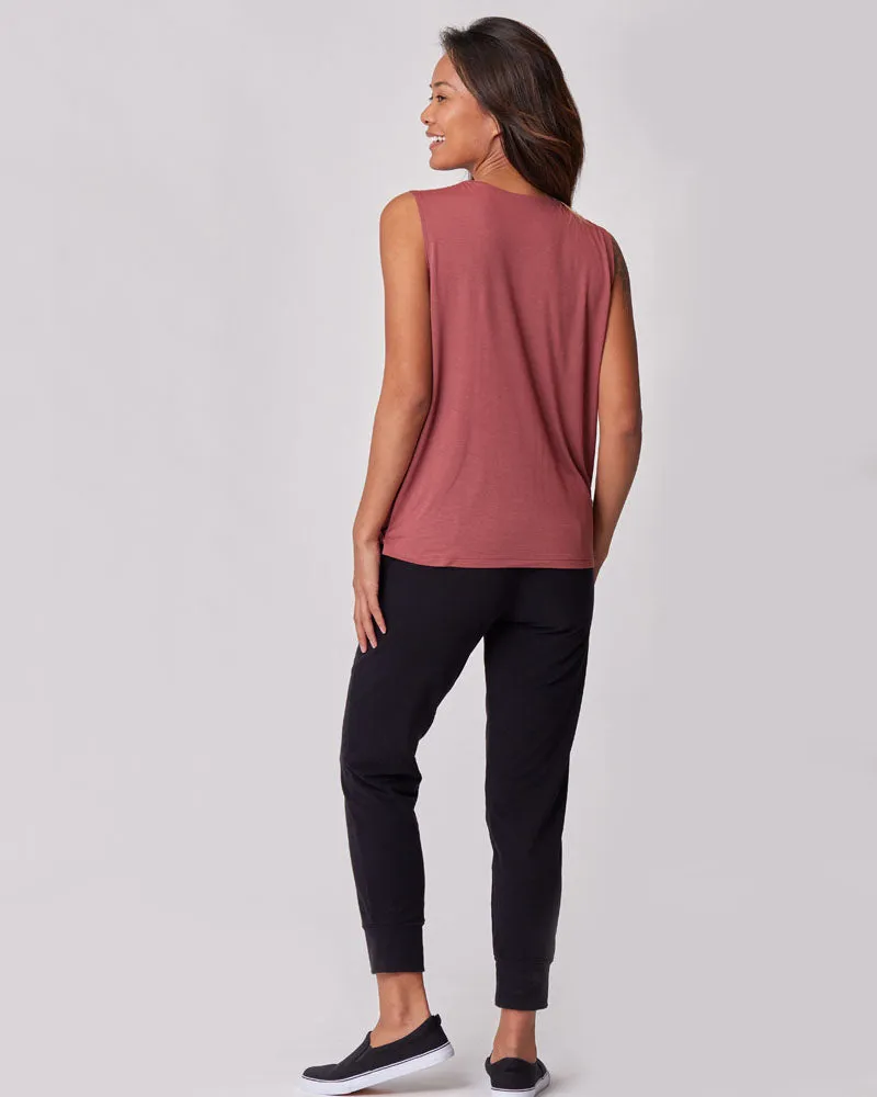 Everywhere Wrap Tank Top - Terra
