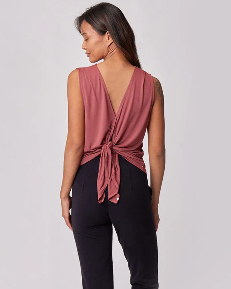 Everywhere Wrap Tank Top - Terra