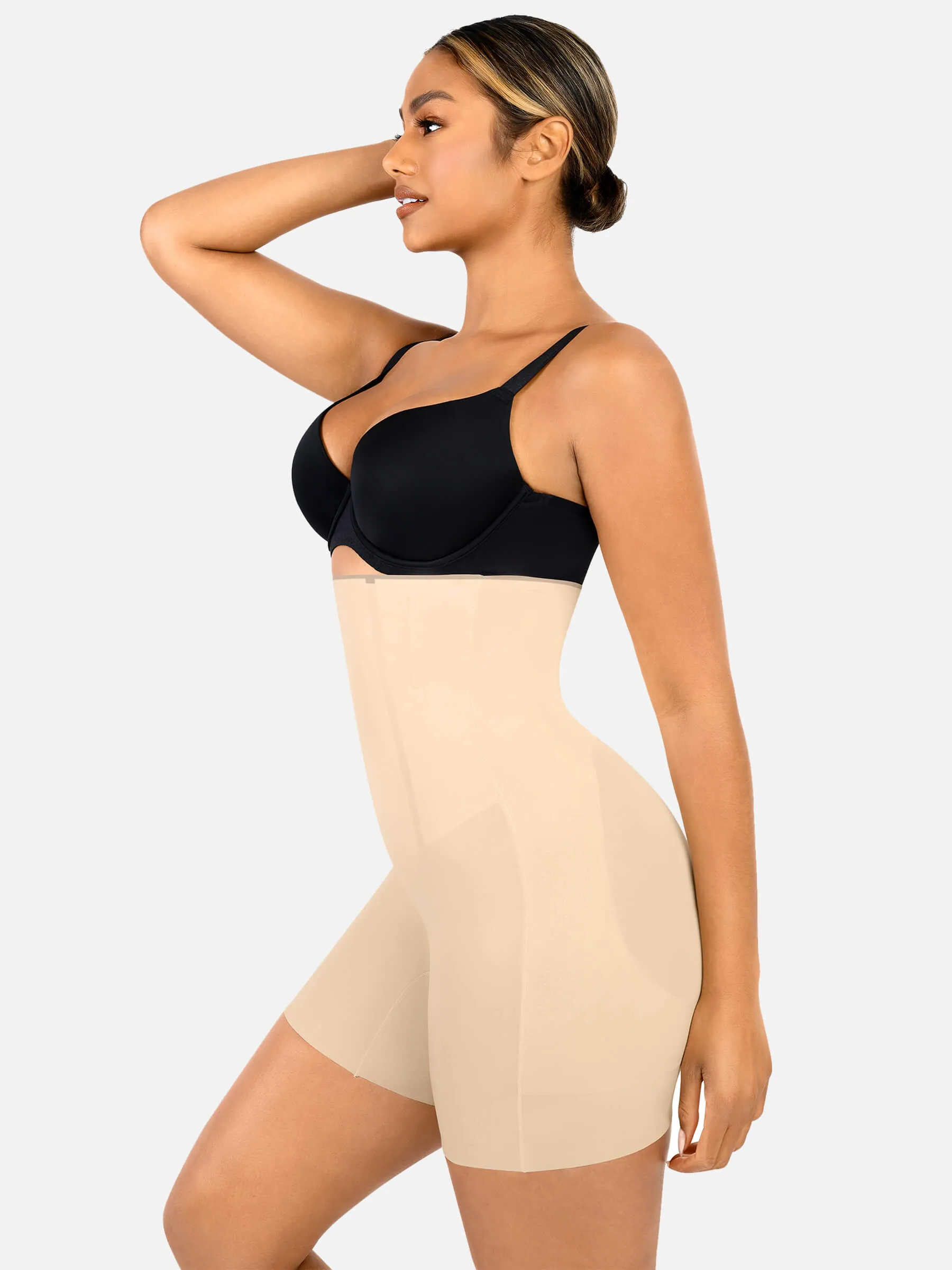Feelingirl High Waist  Slimming Body Shorts