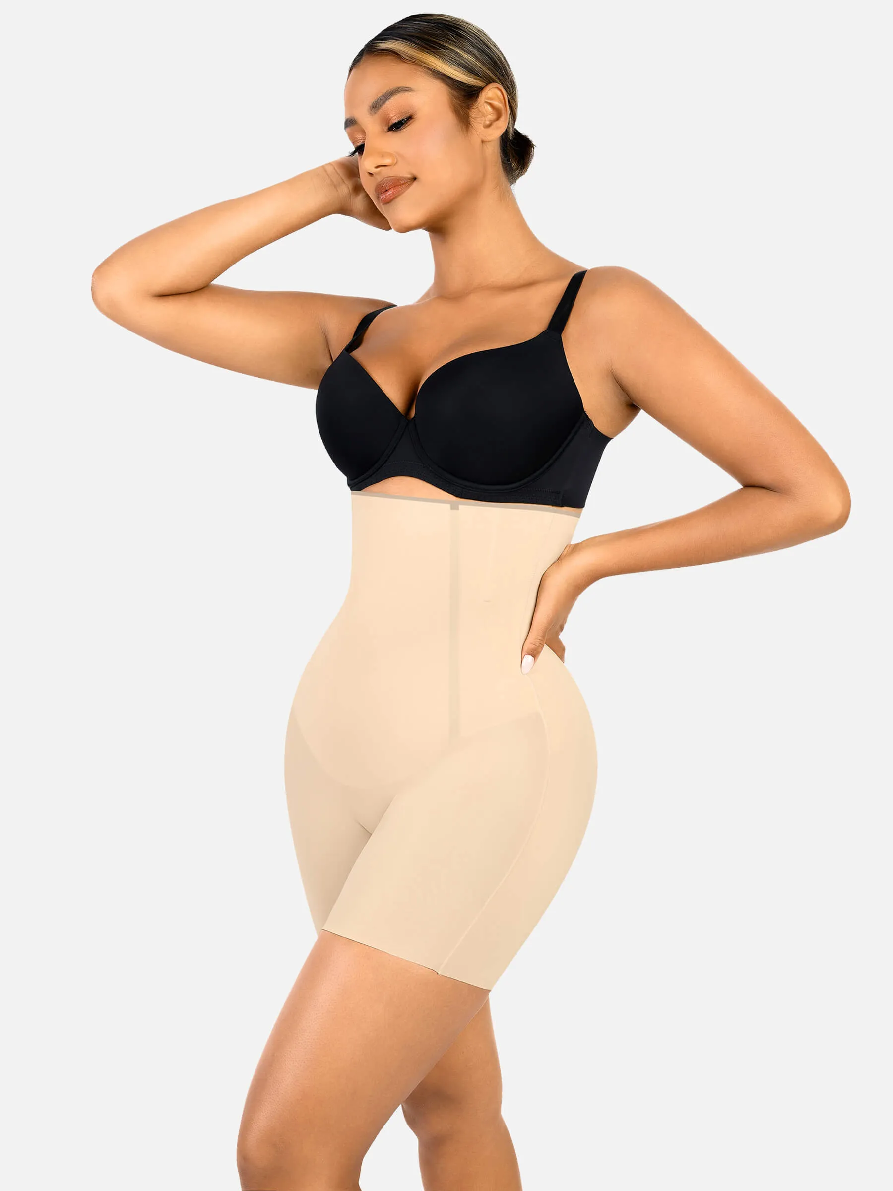 Feelingirl High Waist  Slimming Body Shorts